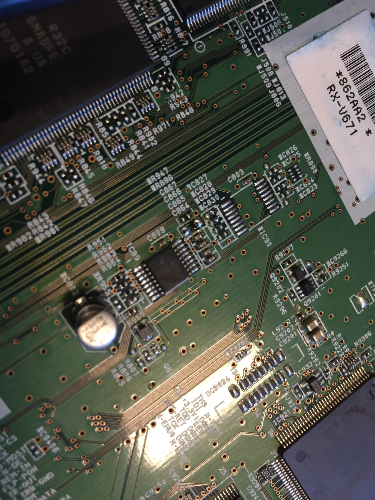 Yamaha RXV671 RXV673 Internal Error Der Reparateur Repariert